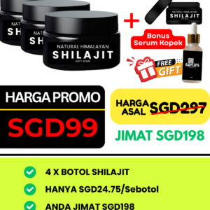 PAKEJ STRONG : 3 FREE 1 BOTOL
